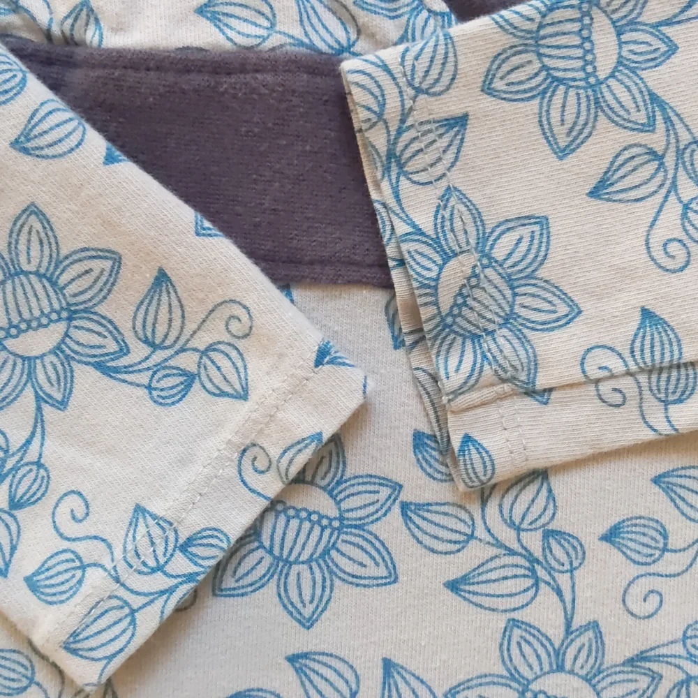 Size 4 Tea Collection Faux Kimono Cotton Wrap Dress